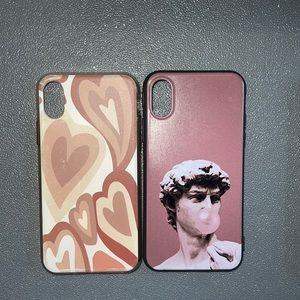 IPHONE X/XS CASES (BARELY USED)
